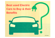 Discover the Best Used Electric Cars to Buy & their Benefits The image signifies an Electric Vehicle with a charging cable with it, motivating to best used electric cars to buy.